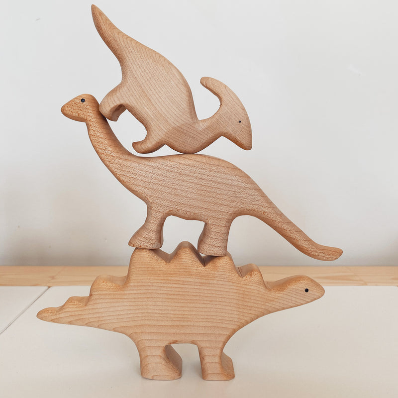 Wooden Dinosaur - Stegosaurus