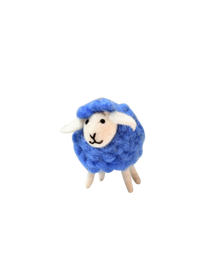 Felt Toy Sheep - Blue