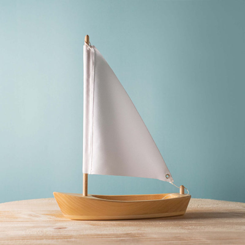 Wooden Boat - White