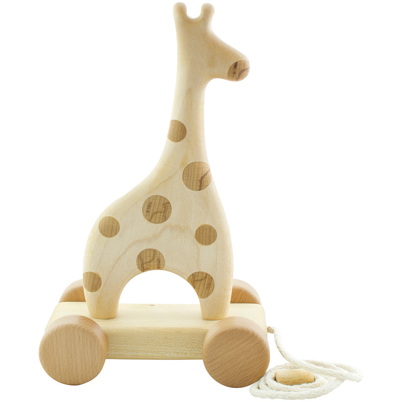 Wooden Pull Along Giraffe - Amelie