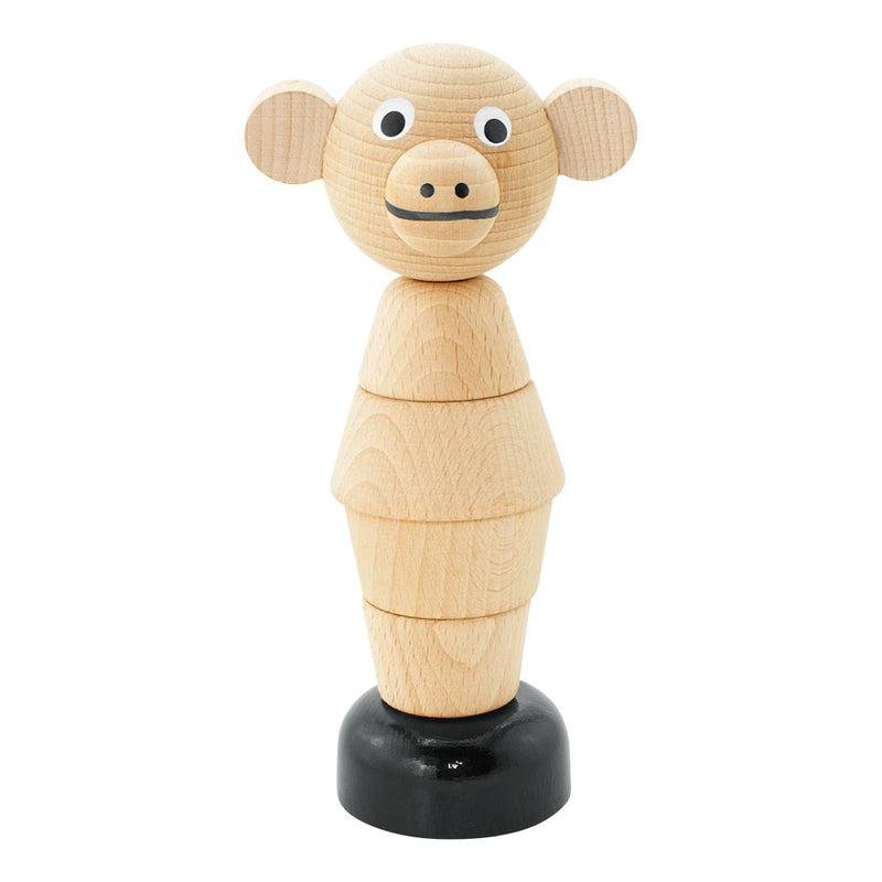 Wooden Stacking Monkey Puzzle Toy