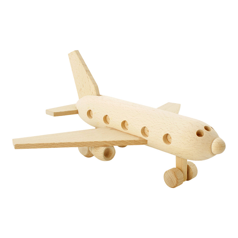 Wooden Toy Passenger Plane - Sully