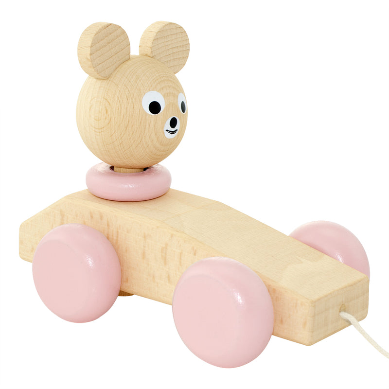 Pull Along Natural Wooden Toy