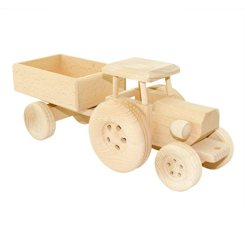 Large Wooden Tractor - Esther
