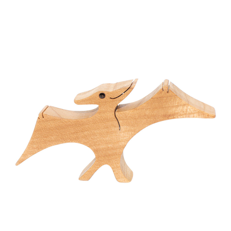 Wooden Pterodactyl Figure