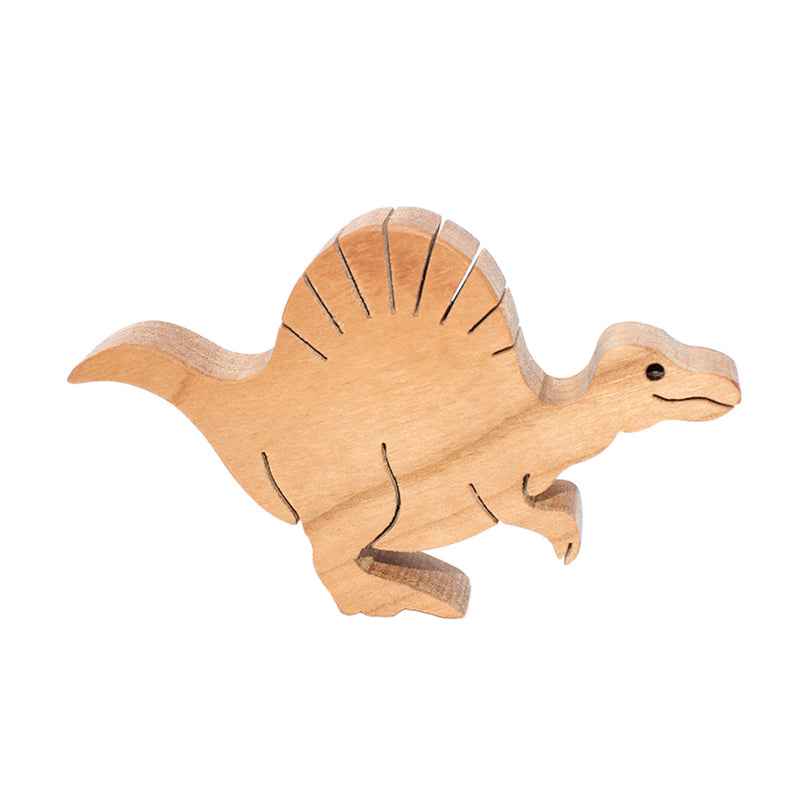 Wooden Spinosaurus Figure