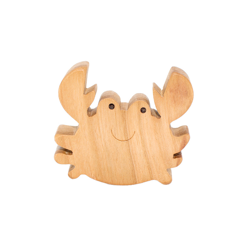 Wooden Crab Figure