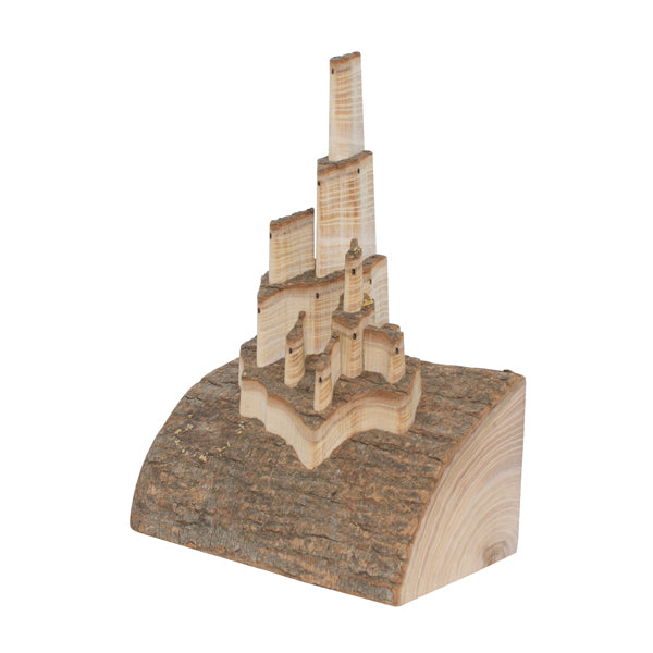Large Wooden Pop Up Castle - Ash