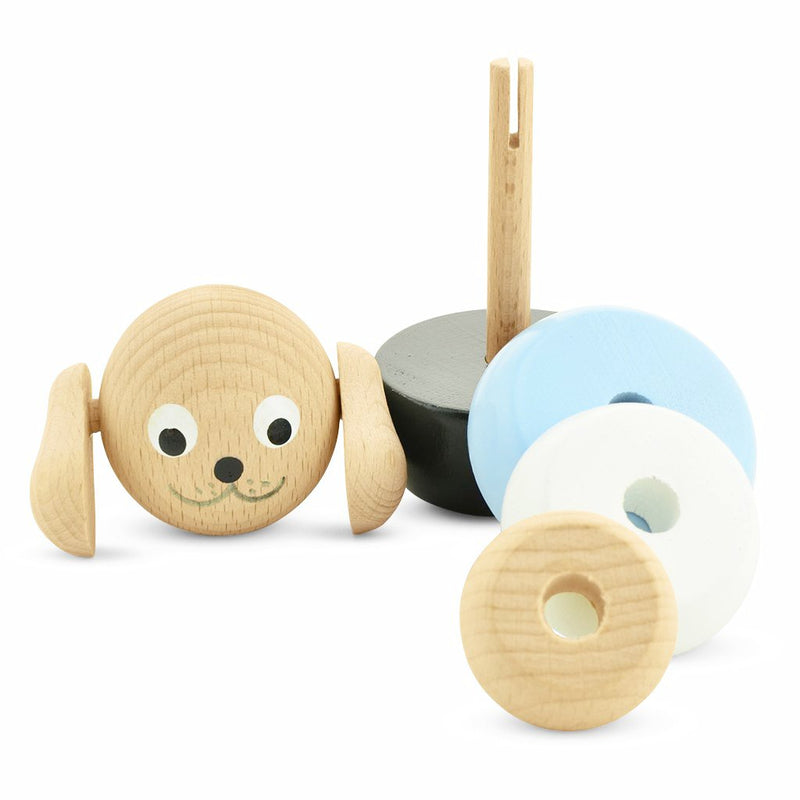 Wooden Stacking Puzzle Toy Dog - Brody