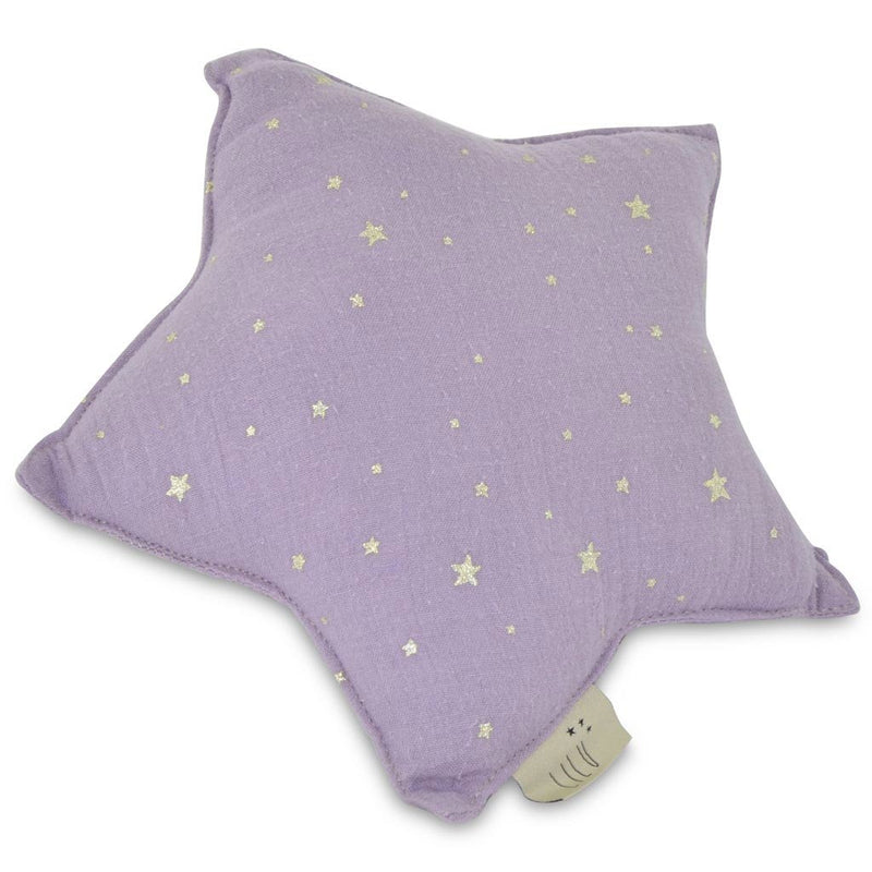 Muslin Star Pillow Small - Heather