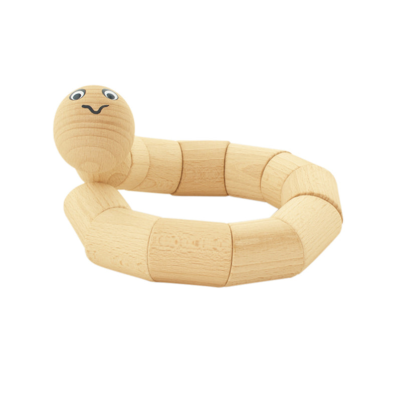 wooden toy snake 