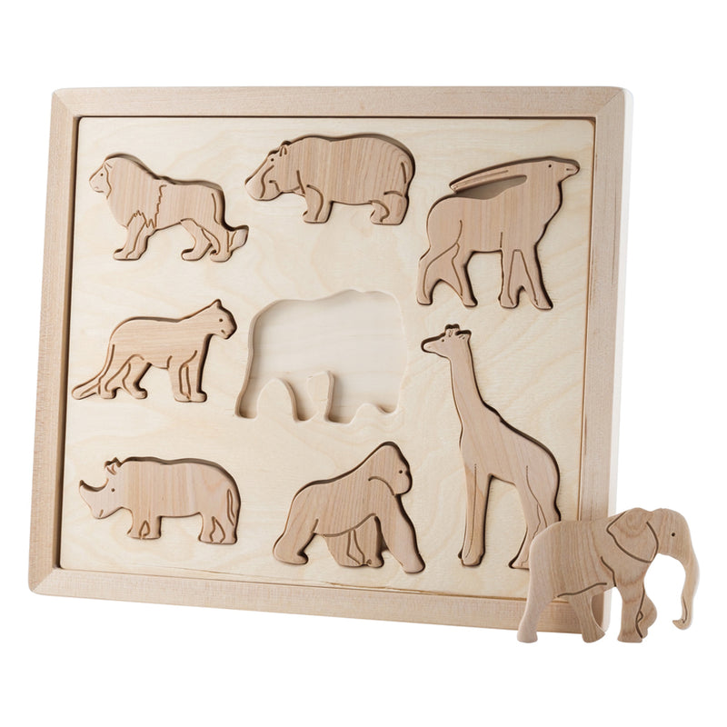 Wooden Sorting Puzzle - Animals Of Africa