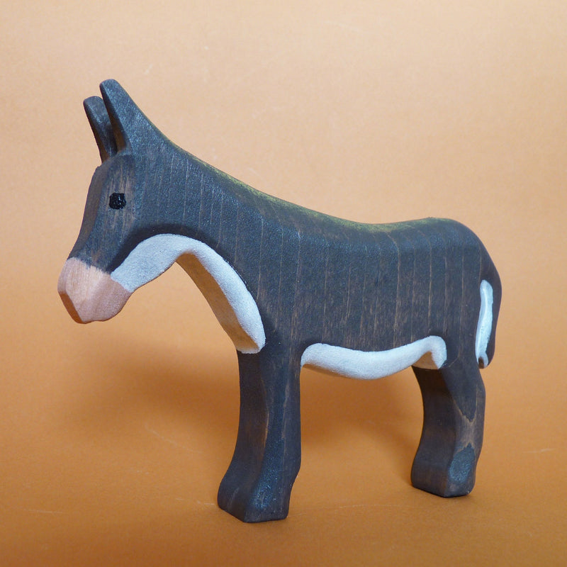 Wooden Toy Donkey Figure