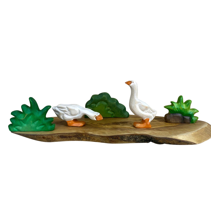 Wooden Geese - Set of 2