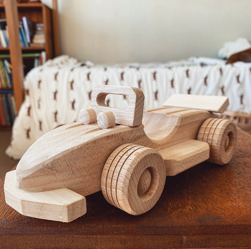 Vintage Wooden Toy Car
