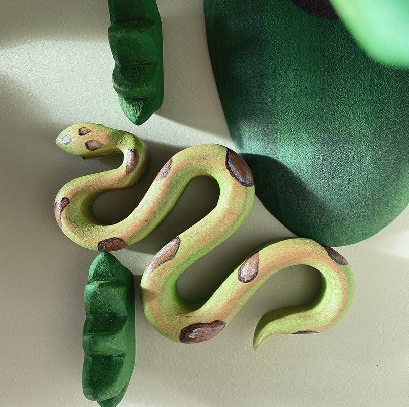 Wooden Python Snake