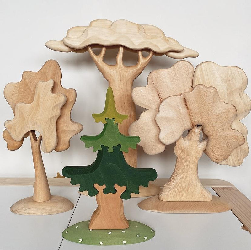Wooden Spruce Tree Puzzle - Large