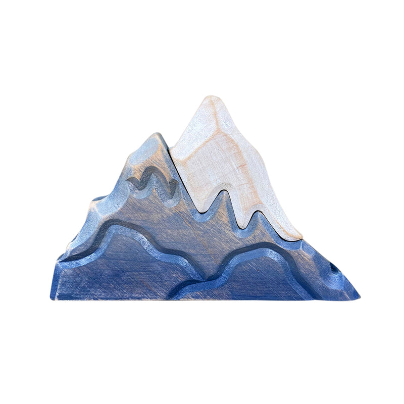 Wooden Mountain Small World Play
