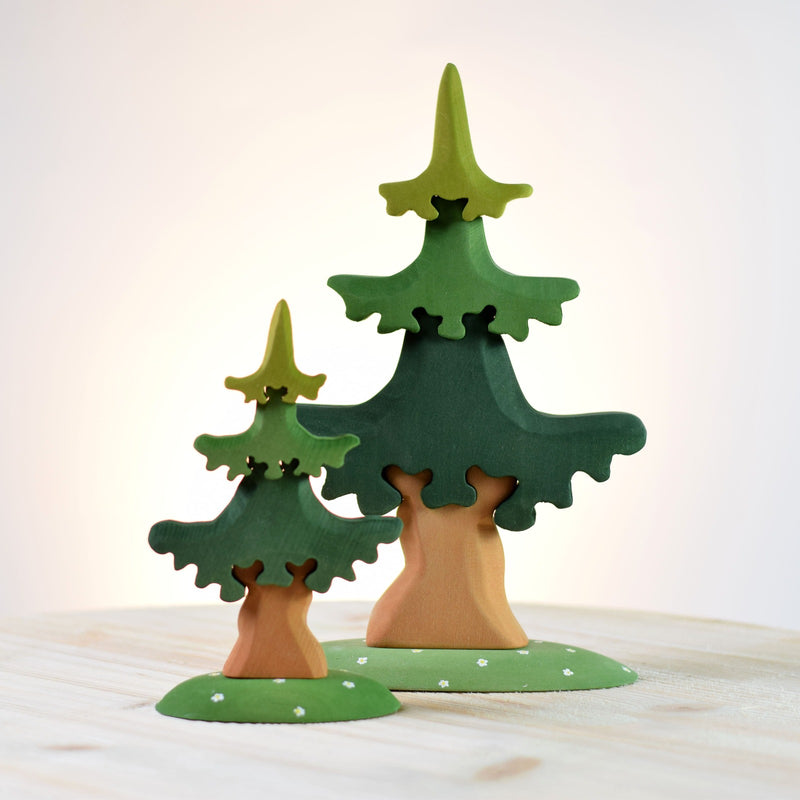 Wooden Spruce Tree Puzzle - Small