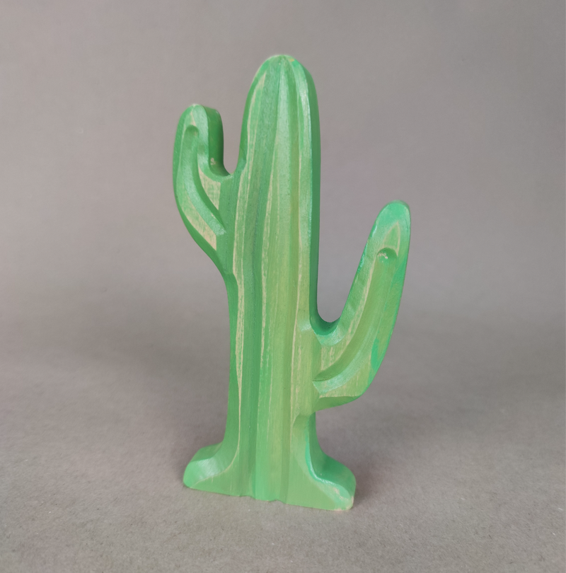 Wooden Cactus - Large