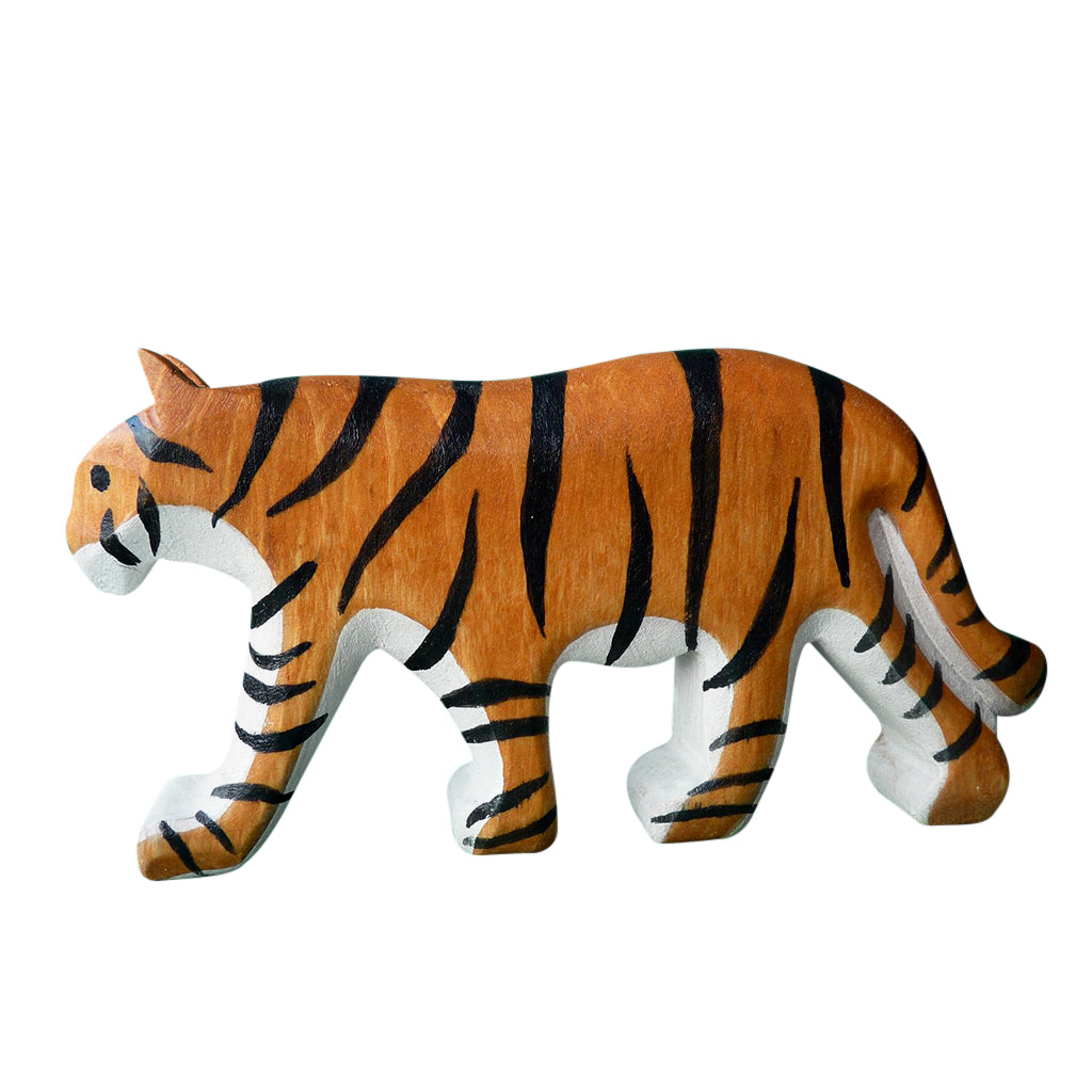 Wooden hot sale tiger toy