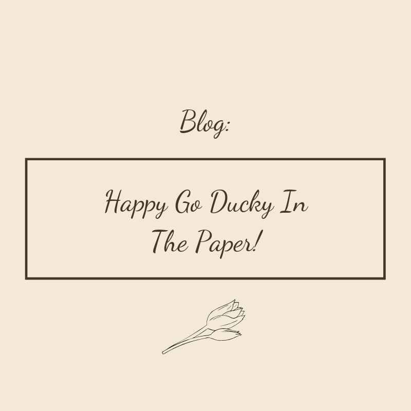 Happy Go Ducky In The Paper | Southern Courier