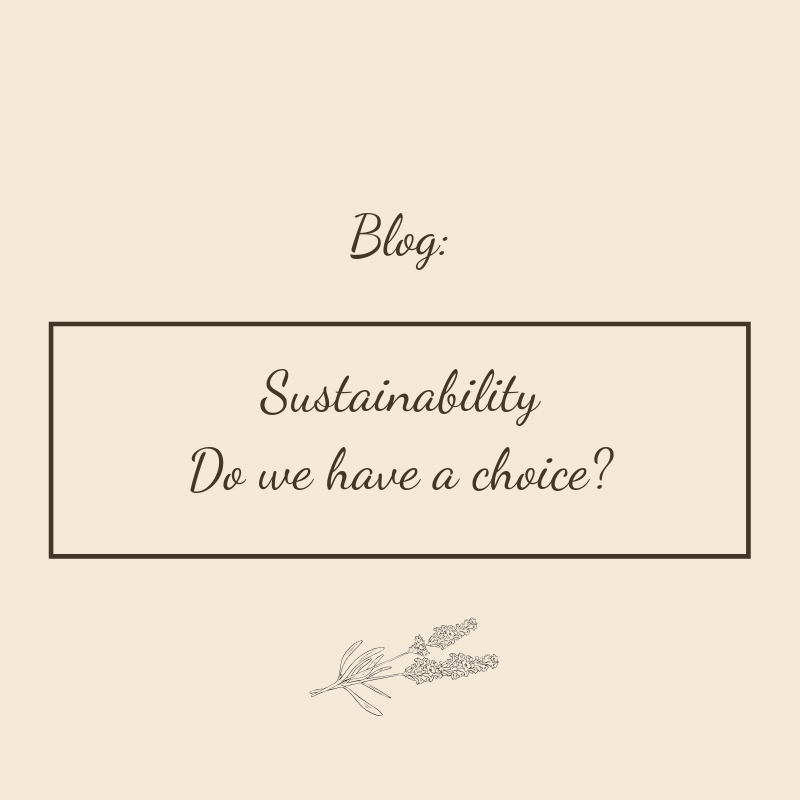Sustainability | Do we have a choice?