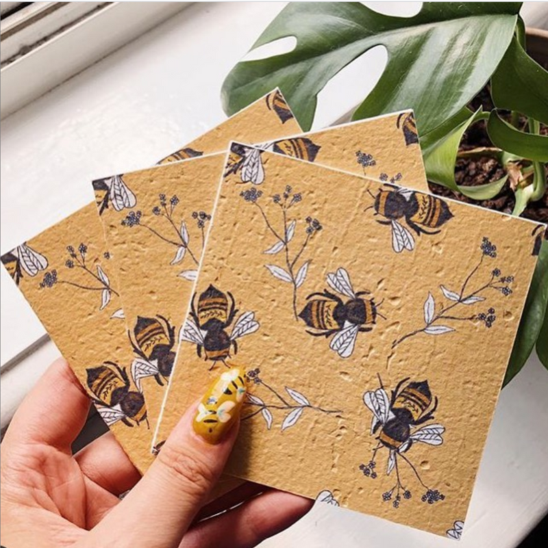 Bee The Cure Plantable Greeting Card