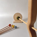 Wooden Bow, Bag, Target & 5 Arrow Set