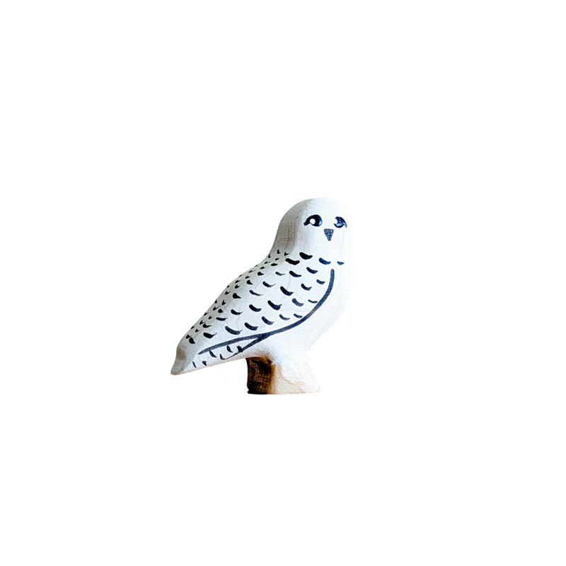 Wooden Snowy Owl