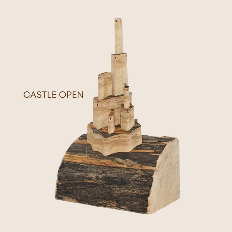 Wooden Pop Up Castle - Medium