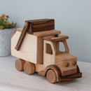 Large Wooden Garbage Truck