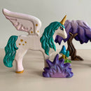 Large Wooden Unicorn Flying