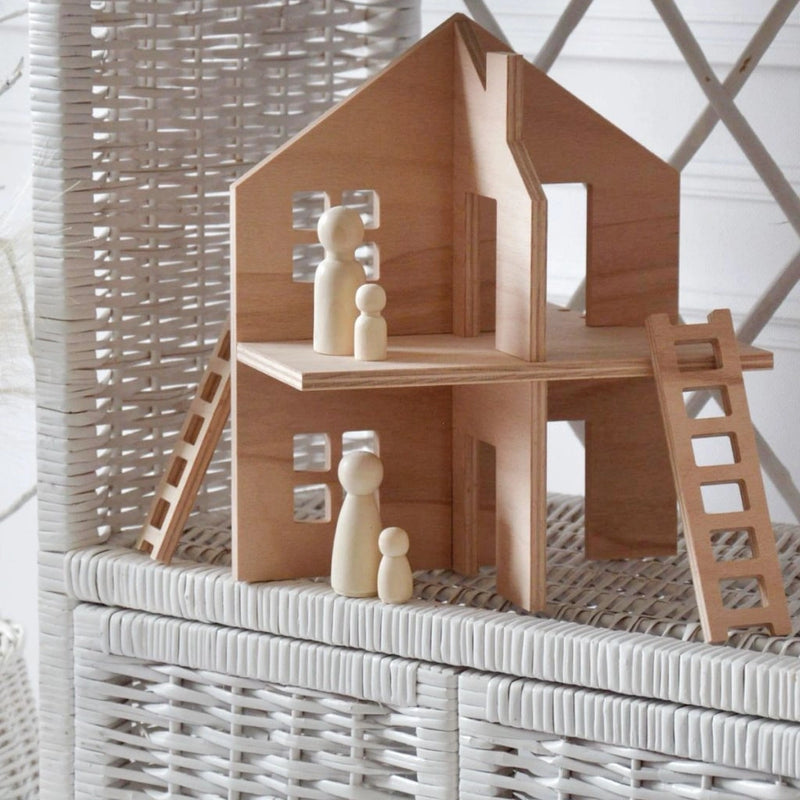 Wooden Cross Doll House