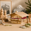 Large Wooden Building Puzzle - Archa Alpen 3
