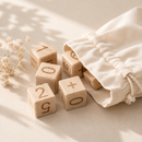 Wooden Blocks With Numbers - Set Of 12