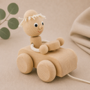 Wooden Pull Along Car - Pete