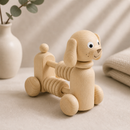Wooden Dog With Counting Beads - Rowan