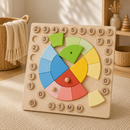 Wooden Calendar With Seasons