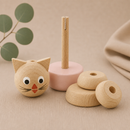 Wooden Cat Stacking Puzzle - Victoria