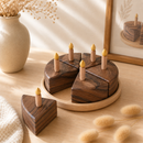 Wooden Birthday Cake