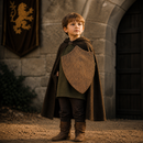 Wooden Shield With Leather Handle