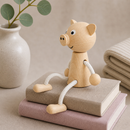 Wooden Sitting Pig - Hamilton
