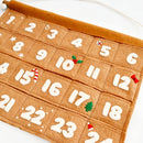 Felt Christmas Advent Calendar - Gingerbread