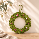Felt Holly Christmas Wreath