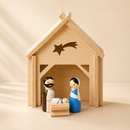 Wooden Manger Set