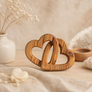 Wooden Connected Hearts