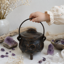 Aluminium Cauldron With Lid - Copper Antique