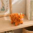 Felt Toy Highland Cow - Light Brown