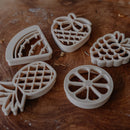 Mini Summer Fruit Eco Cutters - Set Of 5